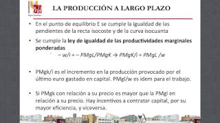 Lec005 Los Costes y el Equilibrio del Productor umh1252 201415 [upl. by Glennie468]