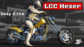 HEXER Cheapest Chopper  Review amp Best Customization  GTA Online  West Coast Choppers bikes  NEW [upl. by Winnick316]