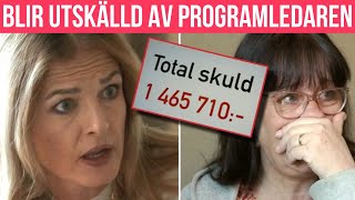 Har 15 miljoner i skulder – blir utskälld i Lyxfällan [upl. by Morena]