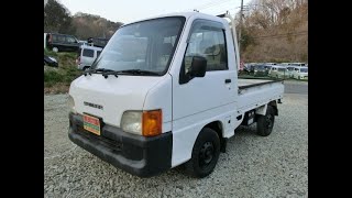 039 スバル  サンバートラック  保証付き TB パートタイム４ＷＤ ５ＭＴ [upl. by Nwotna]