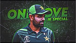 ONE LOVE FtBabar Azam  Babar Azam Beat Sync Edit  Shaddy 07  babarazam cricket [upl. by Aramac140]