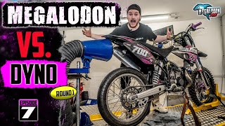 How POWERFUL is our 700cc 2 Stroke Dirt Bike Dyno Test  Project 700 EP7 [upl. by Concettina63]