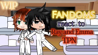 Fandoms react to Ray and Emma Fandoms react to each otherTPN 14 s2 spoilers WIP [upl. by Silvestro]