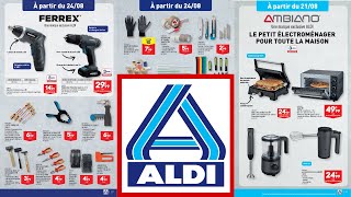 catalogue ALDI du 20 août 2024 ✅ arrivage bricolage et jardinage 🛠 [upl. by Aerdnad405]