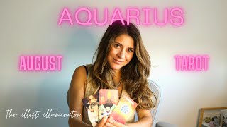 AQUARIUS✨THIS WILL CONFIRM YOUR INTUITION August 2024 Tarot Reading aquarius [upl. by Lesley550]