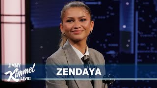 Zendaya on Family Seeing Challengers Love Scenes Being a Meme amp Escaping a Ticket with Tom Holland [upl. by Ronoel900]