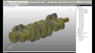 RecurDyn Tutorial  Durability RFlex Crankshaft [upl. by Lehcir756]