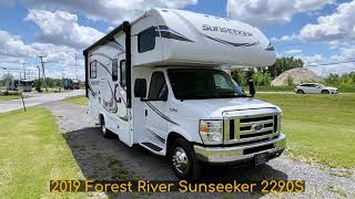 2019 Forest River Sunseeker 2290S motorisé classe C [upl. by Yvehc]