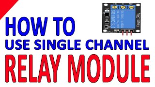 How to use Arduino relay module  Single channel relay module  1 channel relay module Code free [upl. by Aivatnohs]