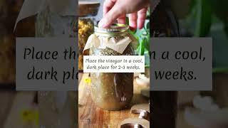 DIY Herbal Hair Rinse with ACV applecidervinegar herbs rosemaryforhairgrowth [upl. by Eadrahs]