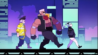 Cyberpunk Phonk Walk  Animation [upl. by Zachary404]