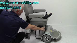 Hoveround MPV5 Wheelchair  Scooter  5 inch Seat Lift 2119 [upl. by Nivahb252]