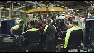 Serial production of Heavy Duty electric trucks at Volvo Tuve plant in Sweden [upl. by Gavan]