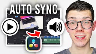 How To Auto Sync Audio In Davinci Resolve 18  Full Guide [upl. by Akienaj]