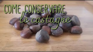 Come conservare le castagne [upl. by Arri821]