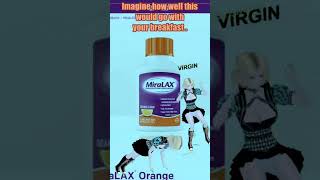 Fake Miralax advert because they don’t advertise the “orange” product enough [upl. by Eednus]