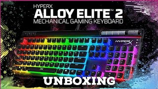 UNBOXING HYPERX ALLOY ELITE 2 PUDDING KEYCAPS  HYPERX GAMING KEYBOARD [upl. by Adanama893]