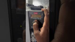 Set parameters in Danfoss HVAC Basic VFD vfd danfoss electrical hvac saudiarabia india [upl. by Valtin]