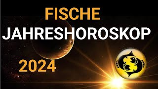 ⭐ FISCHE ⭐ JAHRESHOROSKOP 2024 VON KI [upl. by Aihsened]