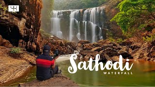 Sathodi Falls Yellapur  Places to Visit Dandeli  Karnataka Waterfalls [upl. by Eelsel]