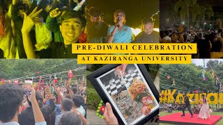 PreDiwali Celebration Vlog at Kaziranga University  Kaziranga University  Ashish Tamang Vlogs❤️🫶 [upl. by Ashlie]