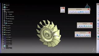 Catia Tutorial ImpellerDesign CAD CAM class 2015 [upl. by Gokey793]