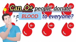 Rh factor in blood Which BLOOD group can take BLOOD from everyone🤔 [upl. by Kienan397]