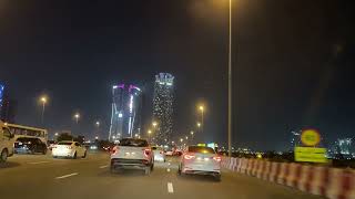 Medcare Sheikh Zayed Road to Barari  DUBAI 4K drive [upl. by Sevein66]