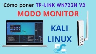 👍¡Funciona👍Cómo instalar y habilitar el modo de monitor en TPLink TLWN722N V2 y V3 [upl. by Esyla]