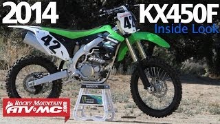 2014 Kawasaki KX450F Inside Look [upl. by Gerdy775]