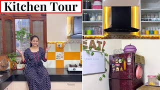 My Organized Kitchen Tour  Easy Ways to Organize Kitchen  Kitchen Organization ideas  Urban Rasoi [upl. by Head]