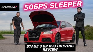 STAGE 3 506PS 8P RS3 SLEEPER 060 in 302s  CUSTOMER DRIVES [upl. by Kenrick]