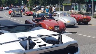 1000 Miglia 2022  The starting grid  Mille miglia [upl. by Eenahpets680]