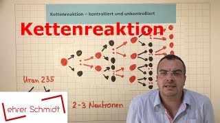 Kettenreaktion  kontrolliert und unkontrolliert  Physik  Atomphysik  Lehrerschmidt [upl. by Estell]