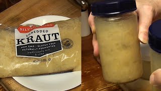 Storing Sauerkraut in the Refrigerator  Lasts 4 to 6 months [upl. by Herrmann]