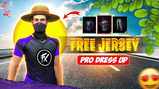 NO TOP UP FREE JERSEY DRESS COMBINATION 😍 FREE FIRE DRESS COMBINATION  NO TOP UP DRESS COMBINATION [upl. by Annayrb]