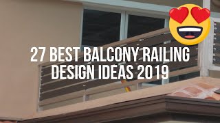 🔴 27 Best BALCONY RAILING DESIGN [upl. by Letnahs]