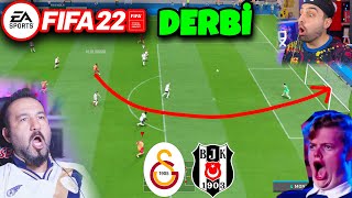 FIFA 22 GALATASARAYBEŞİKTAŞ DERBİSİ 25 METRE GOL  ÜMİDİ İLE FİFA 22 OYNUYORUZ  FIFA 22 ÇIKTI [upl. by Cinamod910]