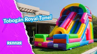 Tobogán Royal Tunel  Juego Inflable  Renner  6x4 mts [upl. by Halverson962]