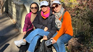 Central Park Hike With My Lovely Friends  Belvedere Castle At Central Park [upl. by Bancroft]