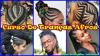 ✅✅✅PENTEADOS COM TRAÇAS AFROS Aprenda Fazer Modelos De Tranças Do Básico Ao Avançado  FULL HD✅✅✅ [upl. by Raynard]