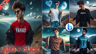 New TikTok Trending Boys with Tshirt Name photo editing  Viral photo editing  bing image creator [upl. by Gnahk937]