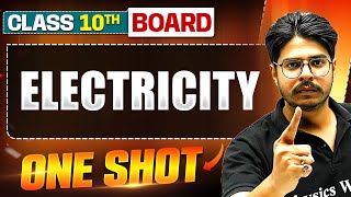 WARRIOR 2025 ELECTRICITY in 1 Shot FULL CHAPTER Theory  PYQs  Class 10th Boards [upl. by Ytinav43]