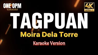 Tagpuan  Moira Dela Torre karaoke version [upl. by Anaeel979]