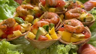 Salade de Mangue 🥭 Avocat 🥑 et crevettes 🍤 facile et délicieuse سلطة المانكو و الافوكادو ؟ [upl. by Sams]