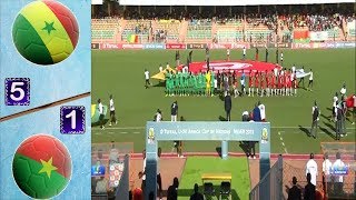 Senegal Vs Burkina Faso 51 Highlights amp All GOALS 09022019 [upl. by Apollus523]