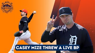 Casey Mize threw a live BP and it was exciting [upl. by Claretta]