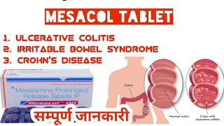 Mesacol 400 mg tablet  Mesalamine prolonged release tablets  Mesacol od 12 gm tablet dosage [upl. by Orion]