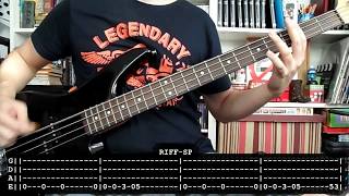 QUEEN  Another one bites the dust with PICK bass cover w Tabs [upl. by Madanhoj]