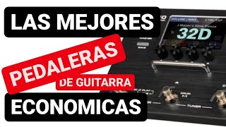 LAS 5 MEJORES PEDALERAS MULTIEFECTOS BARATAS 💲💲  Pedaleras de guitarra eléctrica baratas 2022 [upl. by Lindy219]